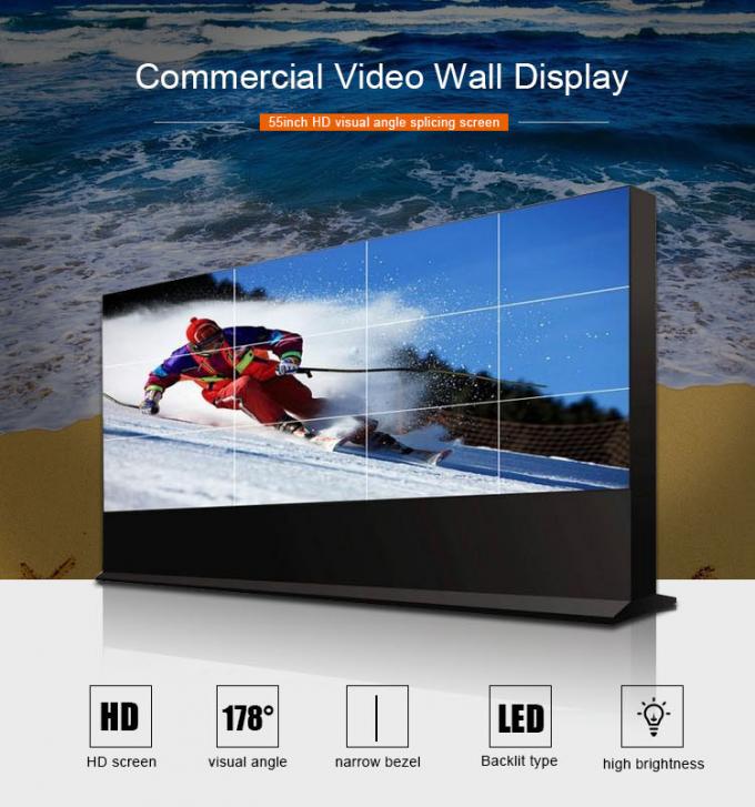 Samsung encadrement étroit de centre commercial de 55 pouces a mené le mur visuel TV