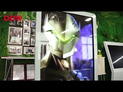 Signage numérique d'affichage à cristaux liquides de coin rond de forme d'iPhone