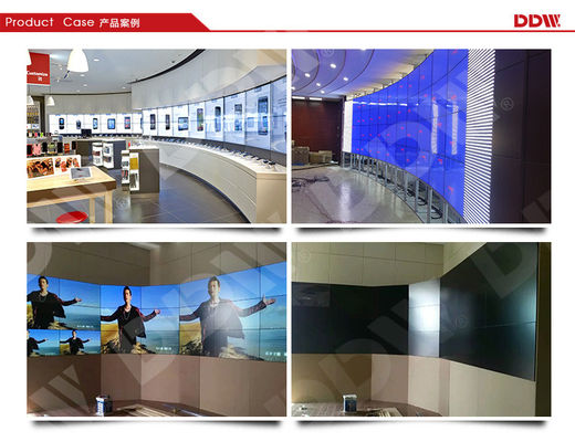65" a courbé l'encadrement visuel DDW-LW650HN11 de la haute résolution 3.5mm Snarrow des lentes 1080p du mur 500