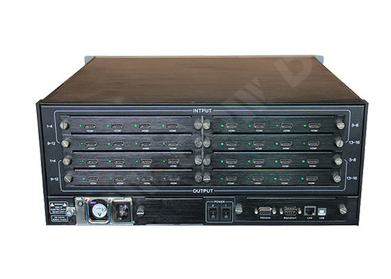 16 IP d'international 16 ISO9001 a adapté le contrôleur aux besoins du client visuel à télécommande de mur de l'APPLI DIY pour annoncer l'affichage DDW-VPH1616 d'affichage à cristaux liquides