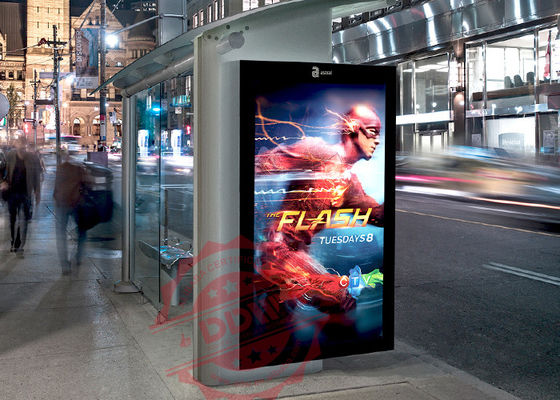 Écran FHD 65'' Affichage numérique extérieur Système d'exploitation Android Réseau WIFI Contrôle DDW-AD6501SNO