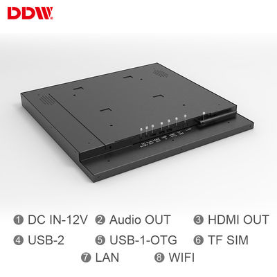 moniteur carré de la publicité de Signage d'affichage à cristaux liquides Digital d'écran de définition à hauteur de 22 pouces pour le supermarché