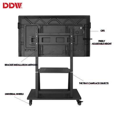 panneau blanc interactif de l'affichage 65Inch 20 points d'IR de contact multi de tableau blanc interactif d'affichage à cristaux liquides