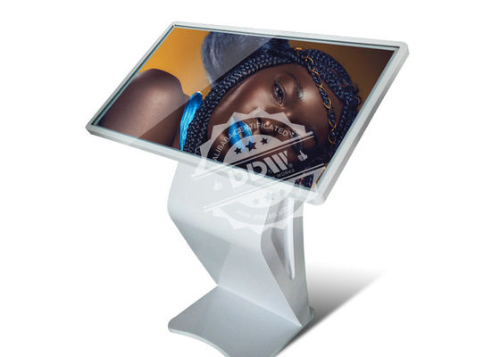 L'affichage à cristaux liquides tournant montrent le verre trempé d'épaisseur du kiosque 3mm de Signage de Digital d'écran tactile