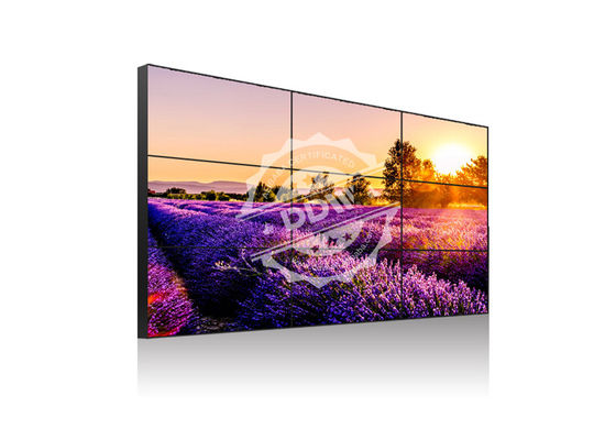 Moniteur visuel mince superbe de mur de salle de commande de l'encadrement 3.5mm Samsung résolution à hauteur de 55 pouces