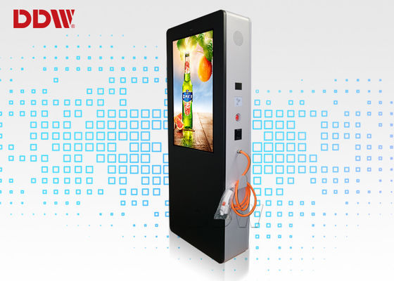 49 pouces IP65 2500nits imperméabilisent le plein chargeur extérieur 1920x1080 DDW-AD4901S de voiture électrique d'affichage à cristaux liquides de Signage de HD Digital