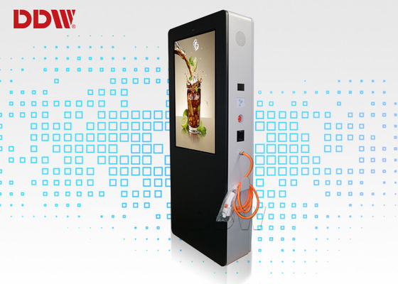 49 pouces IP65 2500nits imperméabilisent le plein chargeur extérieur 1920x1080 DDW-AD4901S de voiture électrique d'affichage à cristaux liquides de Signage de HD Digital