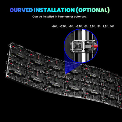 7680hz étanche à l'eau p1.56 p3.91 p2.6 p2.97 p2.604 p2.976 affichage à écran LED de la scène vidéo murale