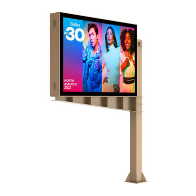Conception personnalisée haut de gamme 8000nits P6 IP65 LED écran d'affichage numérique double face panneau d'affichage publicitaire extérieur