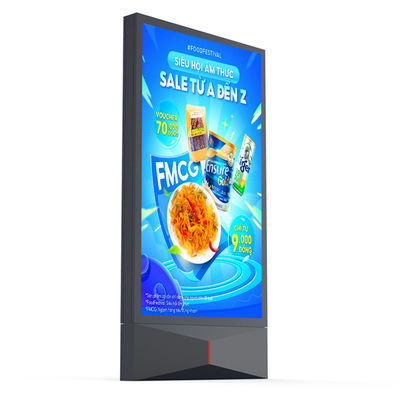 Facile à installer IP65 étanche P4 P5 P6 P8 P10 mupi affichage numérique à LED