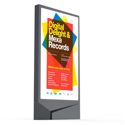 IP65 imperméable à l'eau P4 P5 P6 P8 P10 10000nits mupi affichage numérique de signalisation LED extérieure intérieure numérique