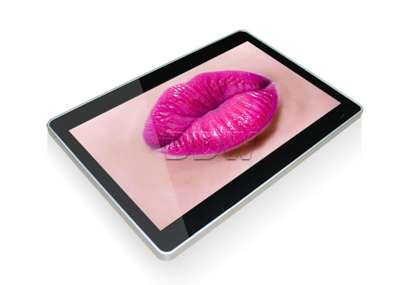 Affichage fixé au mur adapté aux besoins du client de position de plancher de la publicité d'affichage à cristaux liquides de la haute définition