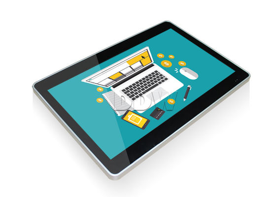 HDMI VGA a entré l'extérieur l'écran lisible DDW-AD9801W d'affichage à cristaux liquides de 98 pouces de signage de lumière du soleil numérique fixée au mur de kiosque