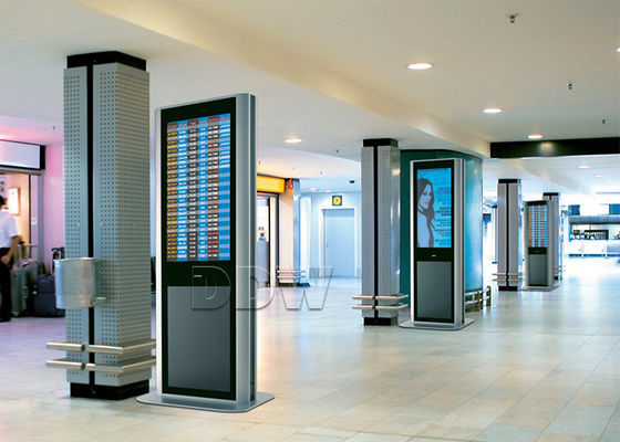 Tous dans un 55 pouces 1920x1080 doublent la haute définition dégrossie 1024x768 DDW-AD5501S de moniteur de PC de kiosque d'écran tactile d'écran d'affichage à cristaux liquides