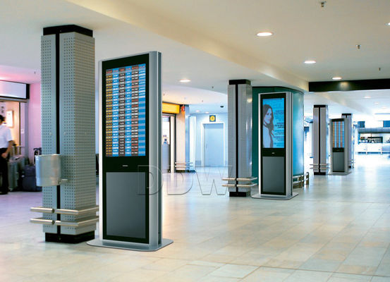 Totem 42" d'affichage d'affichage à cristaux liquides de StandaloneStretched WLED interactif éclairé à contre-jour avec le logiciel