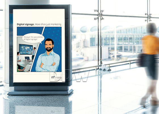 Signage d'affichage à cristaux liquides Digital de version d'industrie 1920x1080 DDW-AD8201SN pour le grand magasin