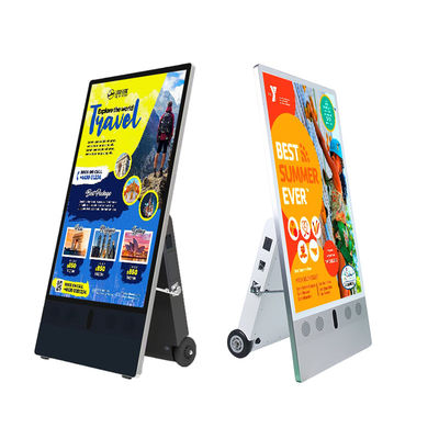 Affichage numérique extérieur portable et alimenté par batterie pour des solutions publicitaires efficaces