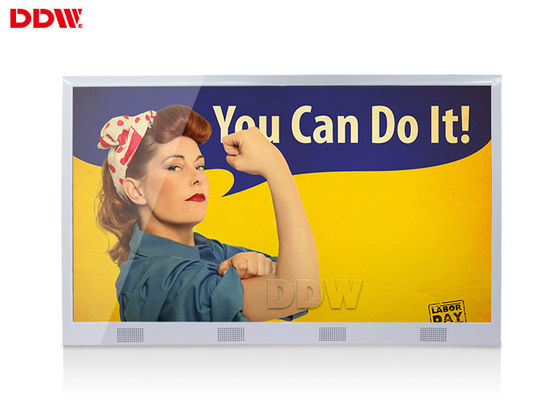 Totem fixé au mur d'affichage de la publicité d'écran tactile multi de point/43" horizontal DDW-AD4301WN