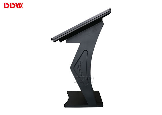 Affichage d'intérieur de la publicité d'écran tactile d'affichage à cristaux liquides de support de plancher d'atterrisseur Windows 43 de pouce 10points d'usine de kiosque capacitif chaud de contact