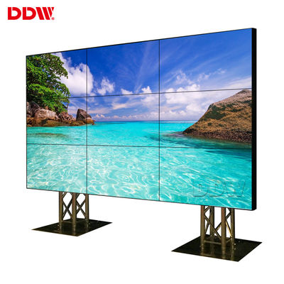 affichage sans couture d'affichage à cristaux liquides de 5.3mm, mur visuel multiple rétro-éclairé de 500 lentes LED TV