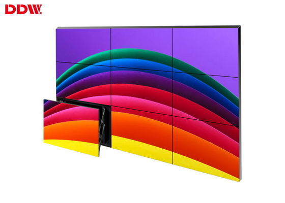 49" flexible l'entrée visuelle du mur 2 X HDMI d'affichage à cristaux liquides de DDW, DVI a entré, VGA a entré
