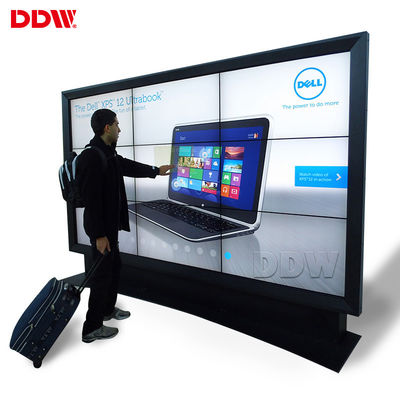 Mur visuel d'écran tactile interactif d'Open Source encadrement mince TV de fonction d'écran d'épissure de 3,5 millimètres