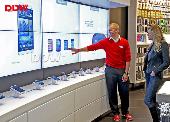 Contre-jour physique visuel interactif de la résolution 1920*1080 LED du mur HD du capteur de mouvement 55