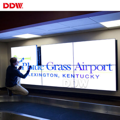 Affichage mince de l'encadrement TV du mur 5.3mm d'Open Source 3x2 d'épissure de fonction visuelle d'écran