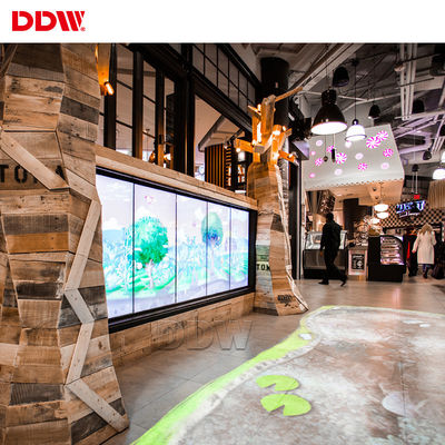 Entrée visuelle commerciale de l'éclat 2 X HDMI de lentes de la publicité 500 de mur de centre commercial