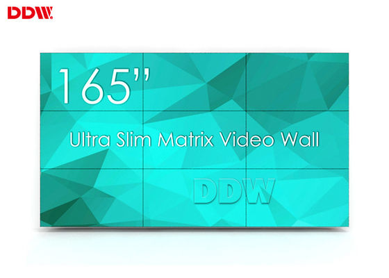 3x3 mur visuel fixé au mur, mur visuel vertical de 1080P UHD 49 pouces