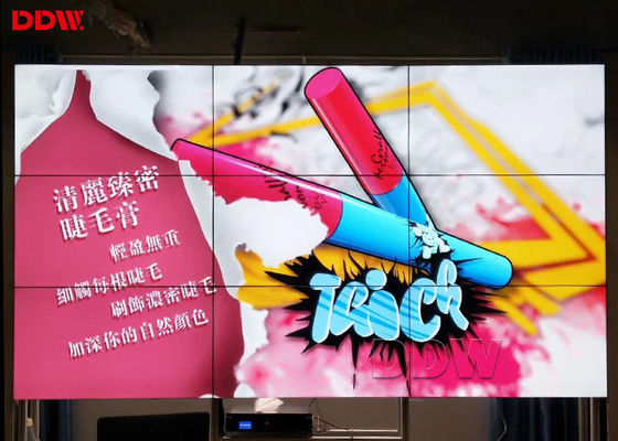 Belle conception de structure de mur de mur visuel commercial à télécommande