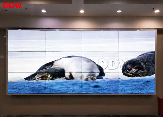 Encadrement ultra étroit visuel commercial 700nits de pouce 1.7mm du mur 46 de supermarché