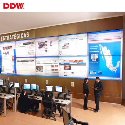 46 boucle visuelle Daisy Chain Ultra Narrow Bezel de l'affichage à cristaux liquides 1920x1080 RJ45 du mur HD de sécurité de pouce