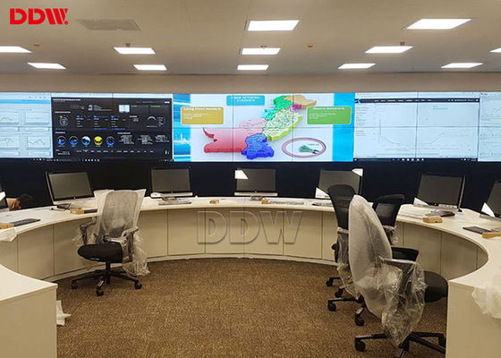 Mur visuel d'émission fixée au mur/mur visuel sans couture polychrome d'affichage à cristaux liquides