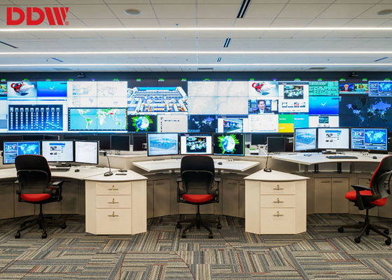 Mur visuel de moniteur de contrôle RS232, affichage de mur visuel d'affichage à cristaux liquides d'encadrement mince