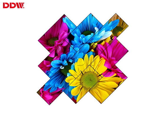 Le mur visuel irrégulier d'Ultra Haute Définition avec la boîte de distribution s'est relié