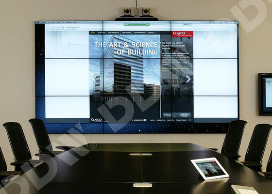 mur visuel de salle de commande 2X3 lentes du Samsung Display HDMI VGA 1080P 700 de 55" de 3.5mm
