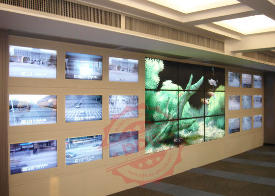mur visuel de salle de commande 2X3 lentes du Samsung Display HDMI VGA 1080P 700 de 55" de 3.5mm