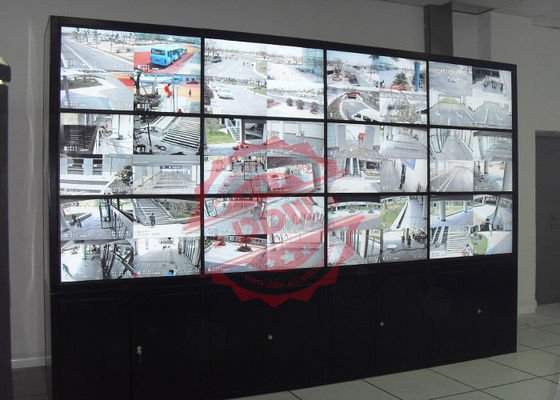 mur visuel de salle de commande 2X3 lentes du Samsung Display HDMI VGA 1080P 700 de 55" de 3.5mm