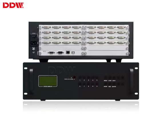 Processeur visuel visuel mené de mur du contrôleur 2x 4k de mur DVI/VGA/YPbPr/poids du commerce d'interface DDW-VPH1515