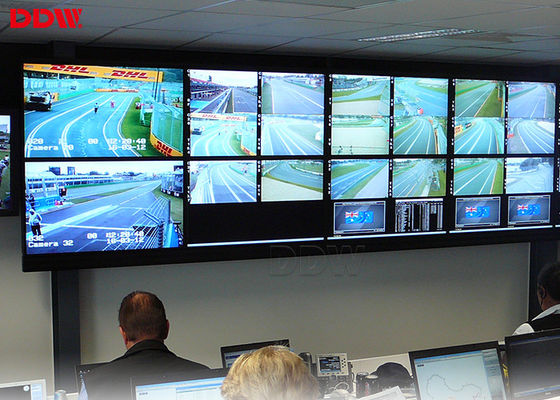 mur visuel 49 d'encadrement étroit superbe d'atterrisseur de 1,8 millimètres pour le centre DDW-LW490DUN-TJB1 de salle de commande