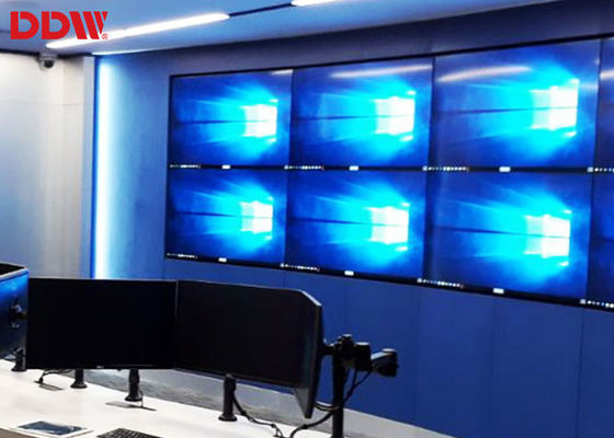 3x3 écrans visuels flexibles du mur TV, moniteurs de Rich Color Video Wall Lcd