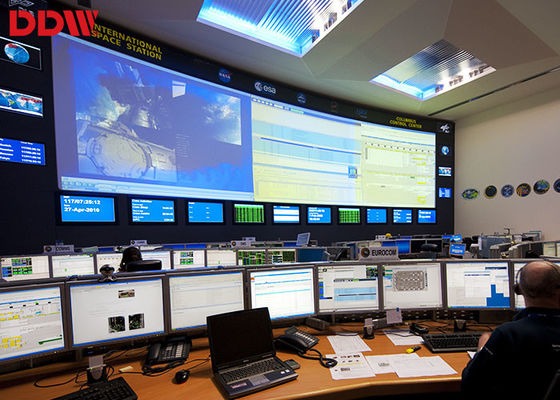 Encadrement ultra étroit moniteur de télévision en circuit fermé visuelle de mur/sécurité de 55 pouces fixé au mur