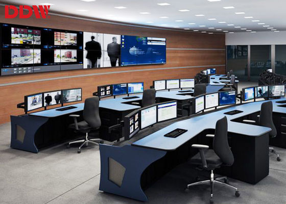 Panneau original de la haute définition visuelle de mur de télévision en circuit fermé de station d'émission avec la parenthèse