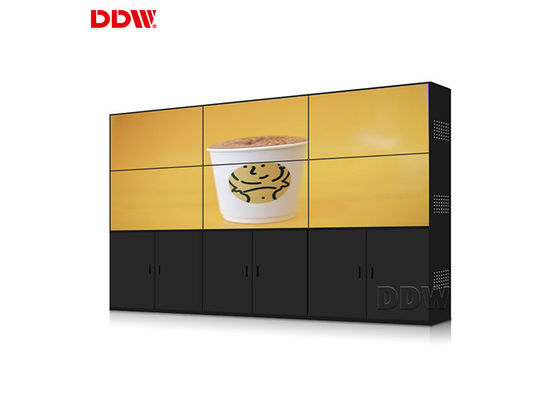 Écrans visuels extérieurs d'intérieur d'affichage à cristaux liquides de mur, mur visuel de Hdmi de longue durée
