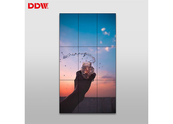 Affichage de mur visuel d'affichage à cristaux liquides d'intense luminosité pour la pièce de place financière/sécurité