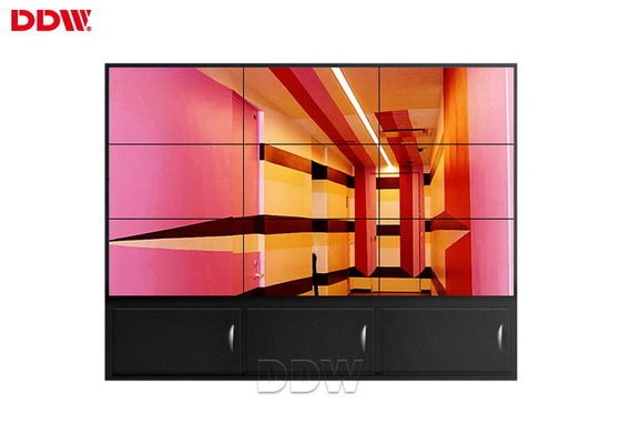 Le mur visuel polychrome d'affichage à cristaux liquides le panneau d'affichage 2 que X HDMI a entré l'éclat de 700 lentes